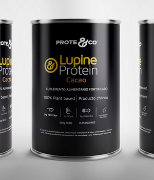Proteina Lupine Cacao 550 gr. Con Shakers