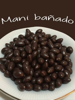 Maní Bañado en Chocolate Bitter (63% cacao) 200gr La Chakra 