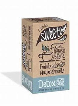 Sweetea Detox Con Stevia  20 Bolsas 24 gr 