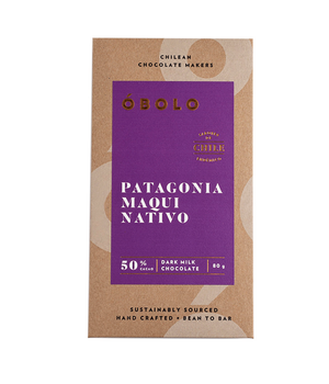 Barra de Chocolate 50% Cacao Patagonia Maqui Nativo 80 g 