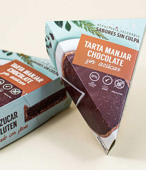 Tarta Manjar Chocolate envase Ecológico Individual 230g
