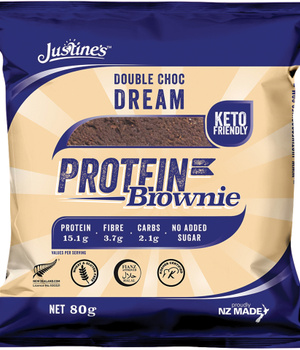 Galleta Double Choco Dream Brownie 15.1gr de proteina 80gr. Neto