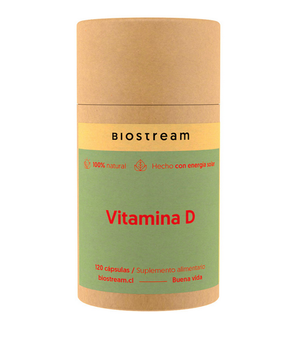 Vitamina D 800ui 120 cápsulas Biostream