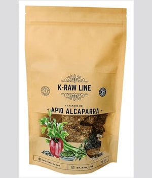 Crackers de Apio Alcaparra K Raw Line 75 gr