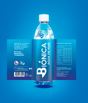 Agua de mar 100% 1 litro Agua Bionica