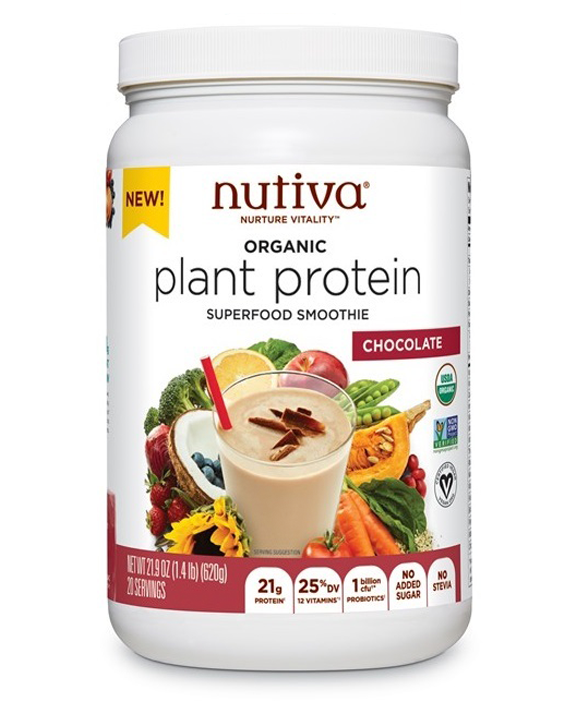 Plant Protein Chocolate 21g de Proteína 620 grs.