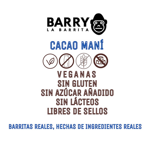 Barry la Barrita Cacao Maní 35g