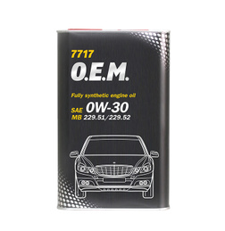 LUB MANNOL 0W30 ACEA C3 O.E.M. MERCEDEZ BENZ 1L