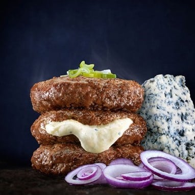 Hamburguesas rellenas con queso azul - 5 unidades 200 gr c/u - Hamburguesa-azul-510x382.jpg - hamburguesas con carne rellena de queso