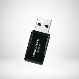 Mini Adaptador USB Inalámbrico N300 Mercusys MW300UM 