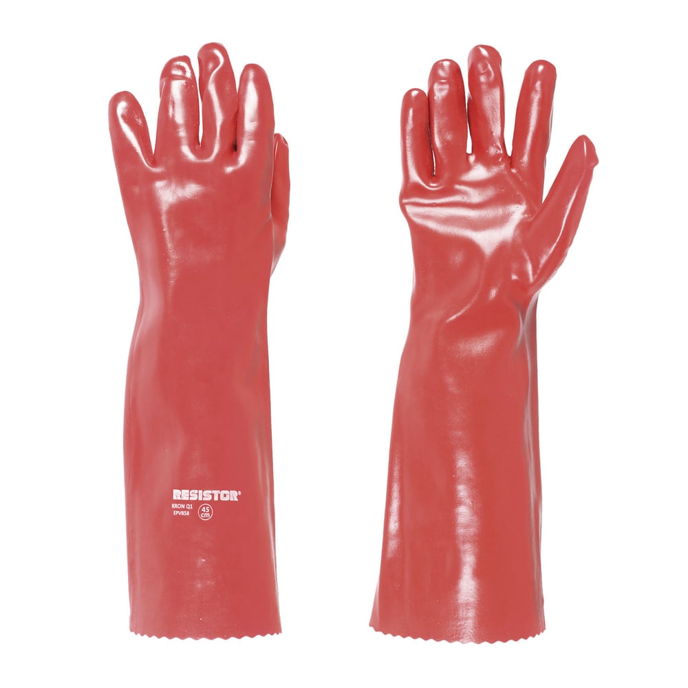 GUANTE PVC ROJO KRON Q1 18'' - Exoset