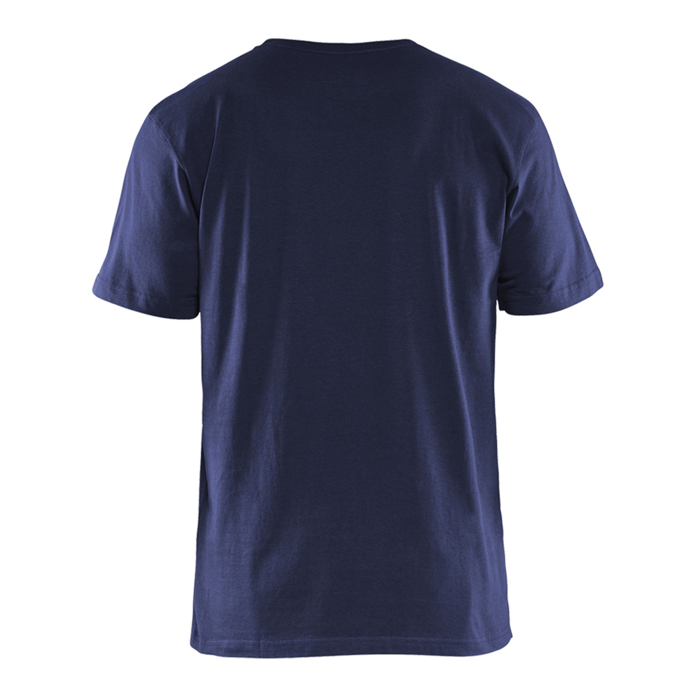 Camiseta de algodón con cuello perkins - Negro/Rayas - NIÑOS