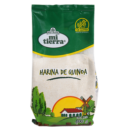 Mi Tierra  Harina de Quinoa 400 g. Vence 28/09/2022