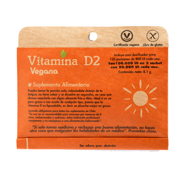 Dulzura Natural Vitamina D2 Vegana 8,1 g.