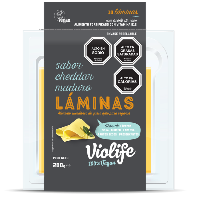 Queso Vegano Violife Ingredientes