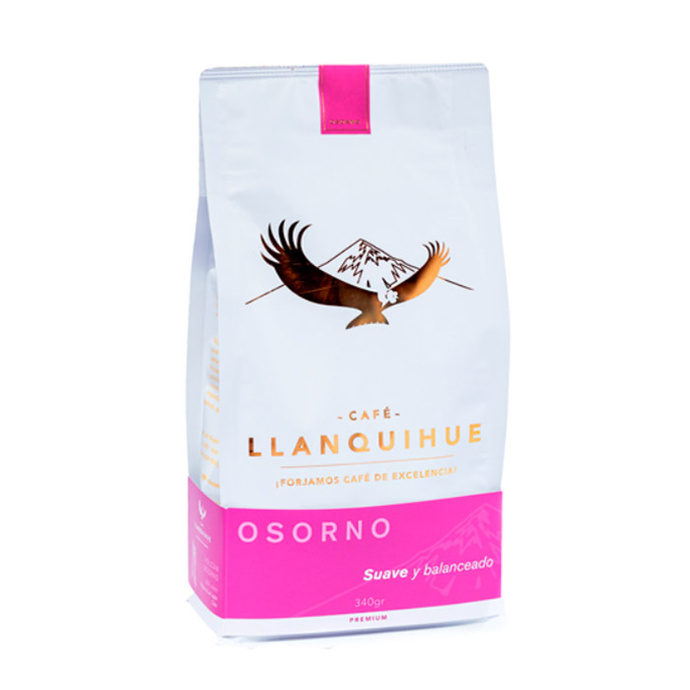 Llanquihue Café Premium en Grano Osorno 340 g. Punto Vegano