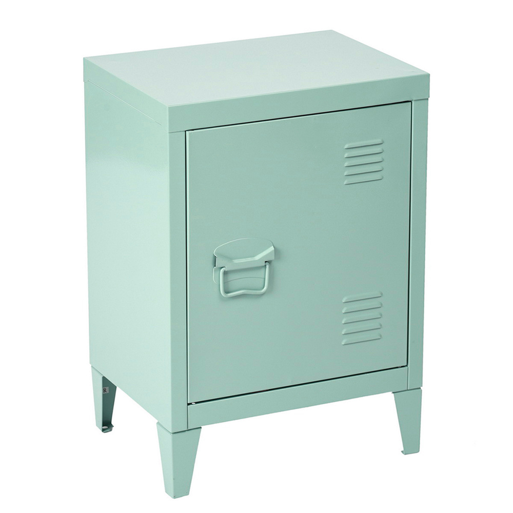 Velador Mesa Auxiliar Estante Metal - Verde