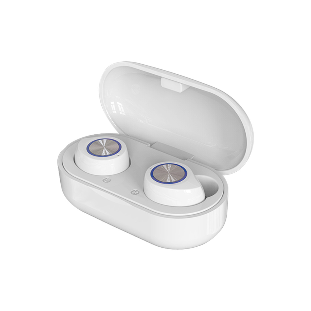 Audífonos Earbuds Reisen V1 Bluetooth IPX4 Blanco