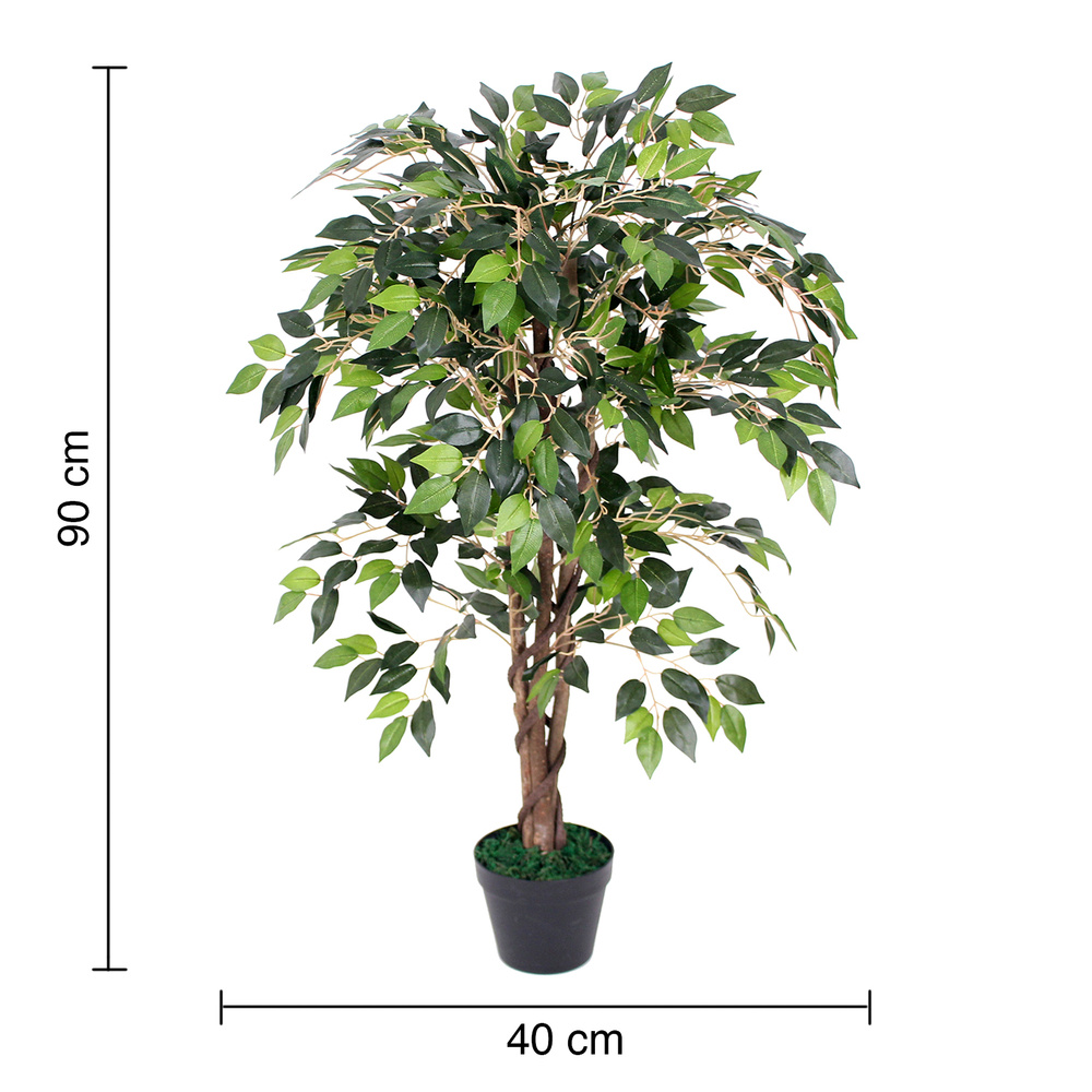 Novahus - Planta Ficus Verde Artificial