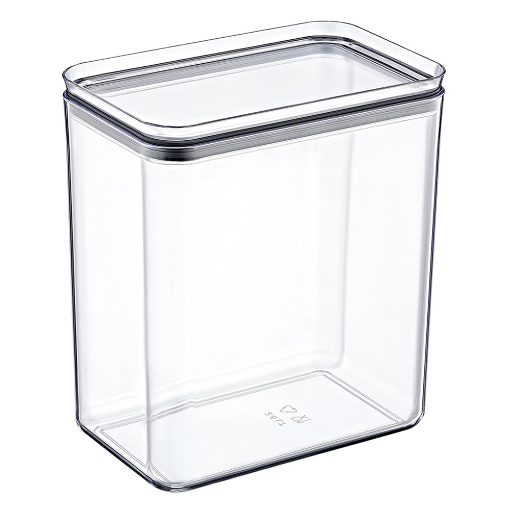 Canister Contenedor Hermético 2,6 Lt Crystal Rectangle