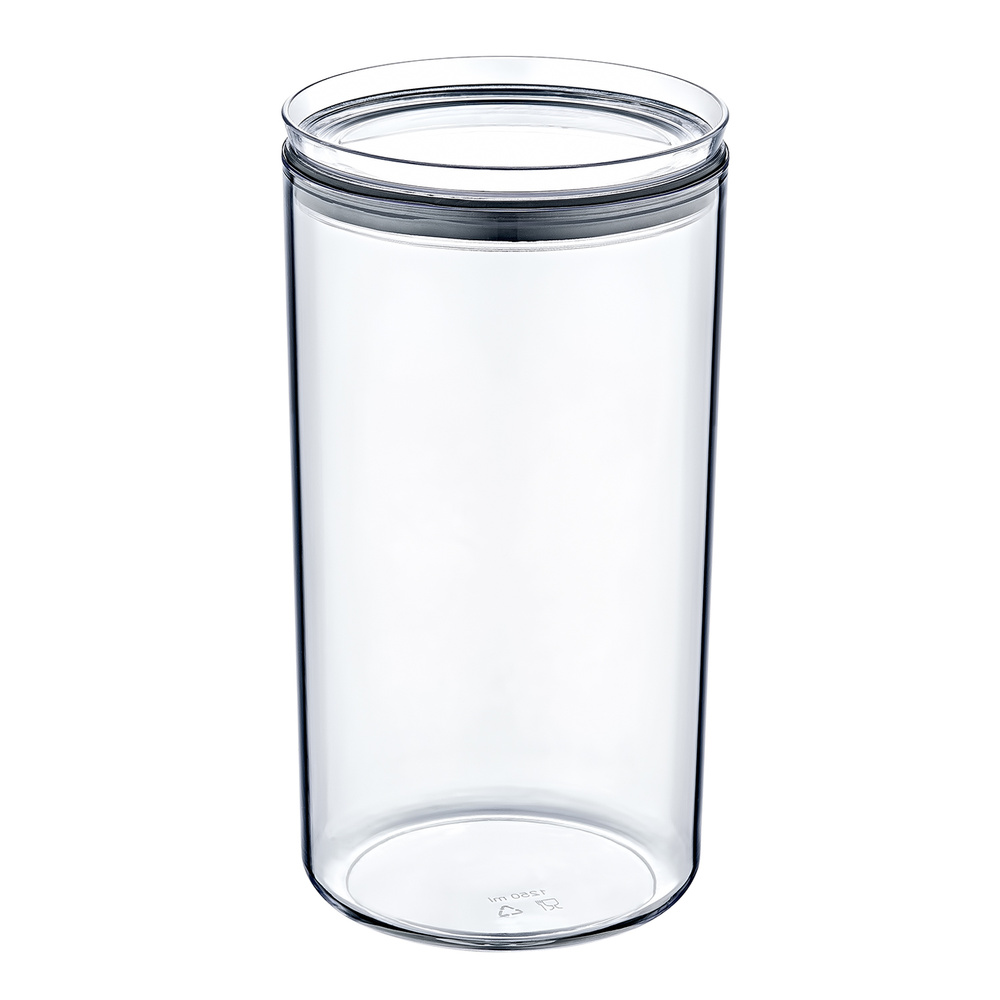 Canister Contenedor Hermético 1,6 Lt Crystal Round