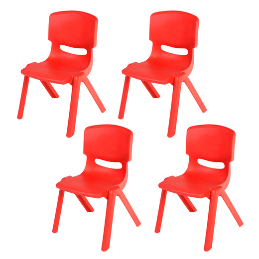 Pack 4 Sillas Infantiles Roja