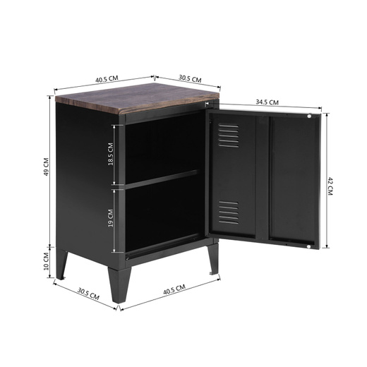 Velador Locker I Negro