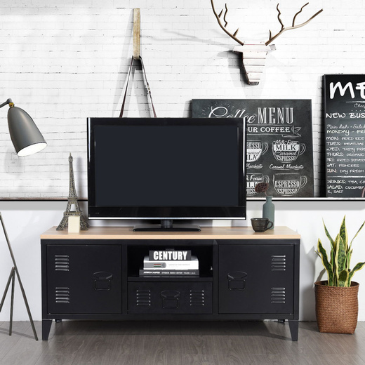 Rack TV Modular Negro