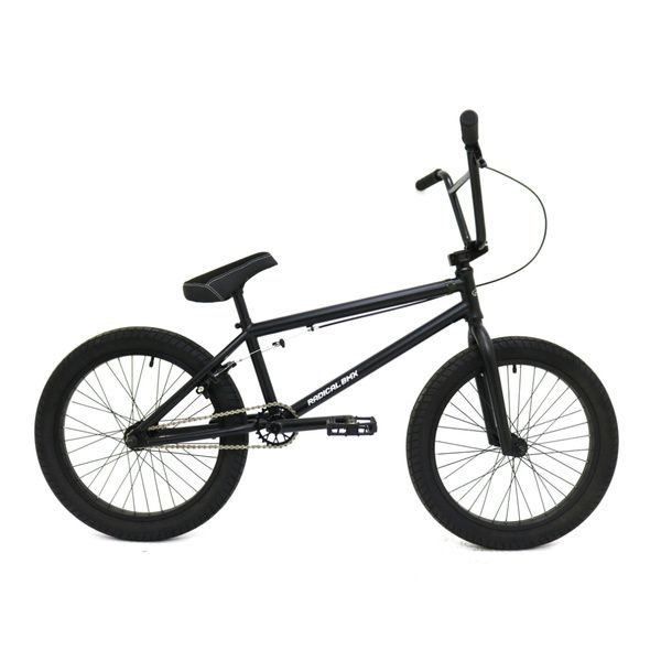 Bicicleta BMX aro 20 Radical Mountain Cromo Negra