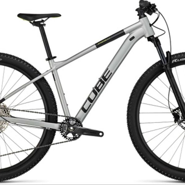 Bicicleta Cube Attention SL Silver Grey Lime