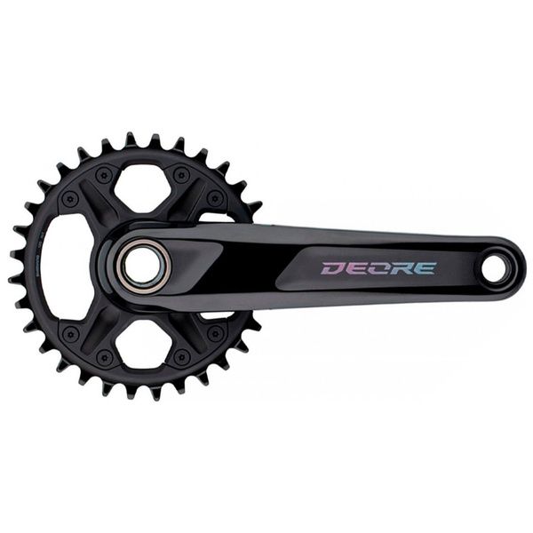 VOLANTE SHIMANO FC-M6100-1 DEORE, FOR REAR 12-SPEED, 2-PCS FC, 175MM, 32T