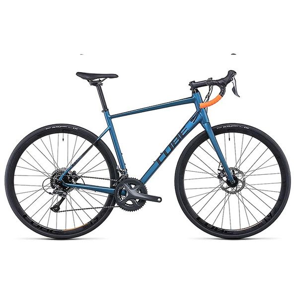 Bicicleta Ruta Cube Attain Atlantic Blue n Orange