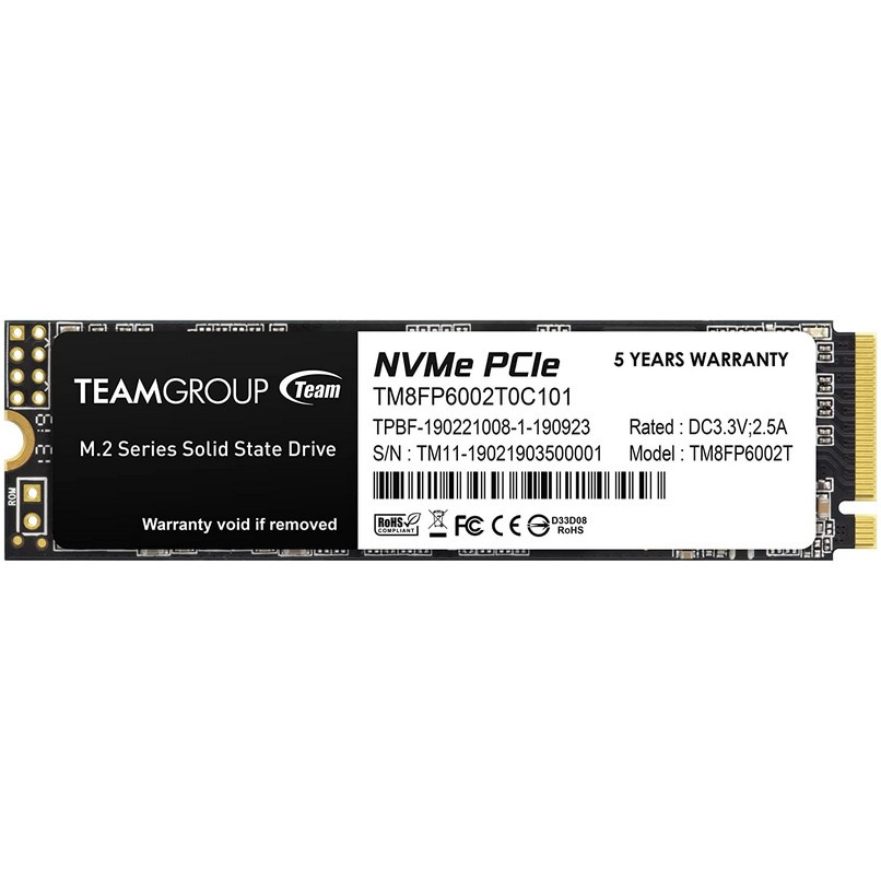 DISCO 2TB SSD NVME PCIE 4 M.2 2280 NUEVO PARA LAPTOP Y PC TEAMGROUP