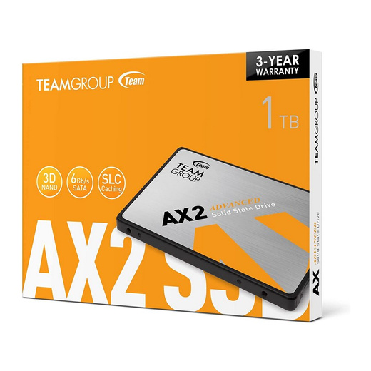 DISCO SSD 1TB SATA III  2,5 TEAMGROUP AX2 3 AÑOS DE GARANTÍA