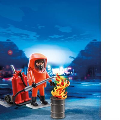 Playmobil Especialista En Extinción De Incendios