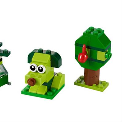 Ladrillos creativos verdes