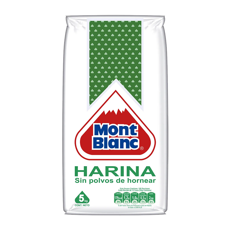 HARINA S/POLVO Mont Blanc 5 Kg
