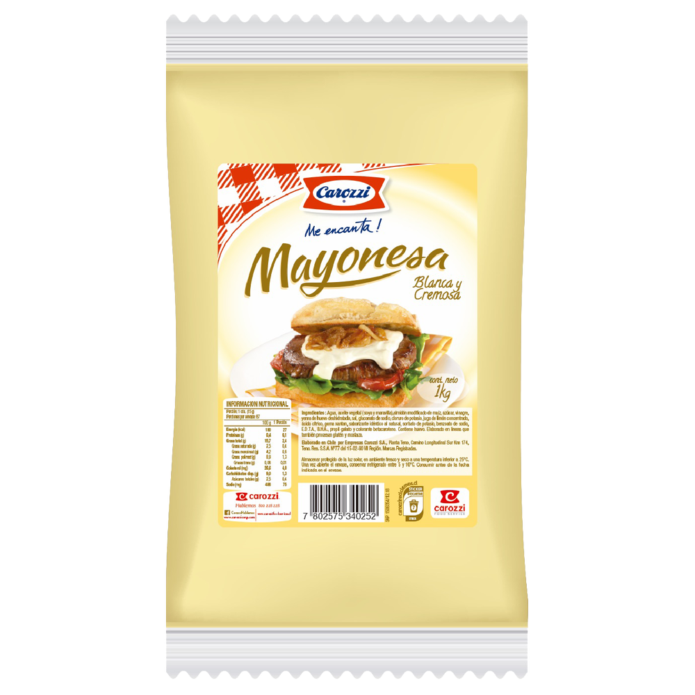 Mayonesa carozzi 1 kg