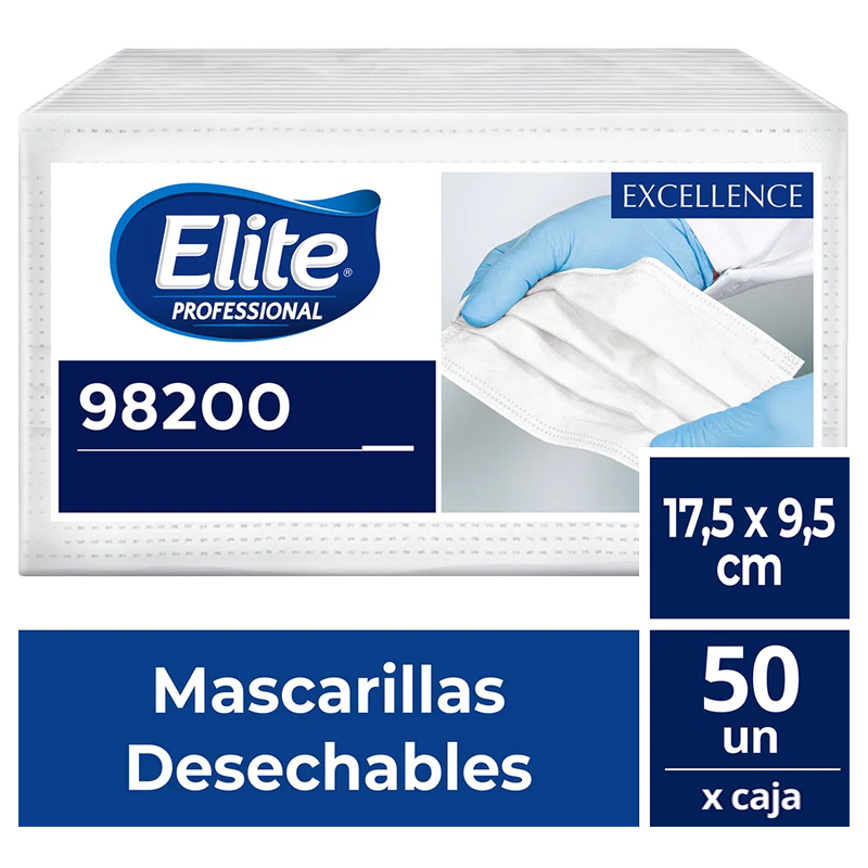 Mascarilla Elite Professional 50 unidades