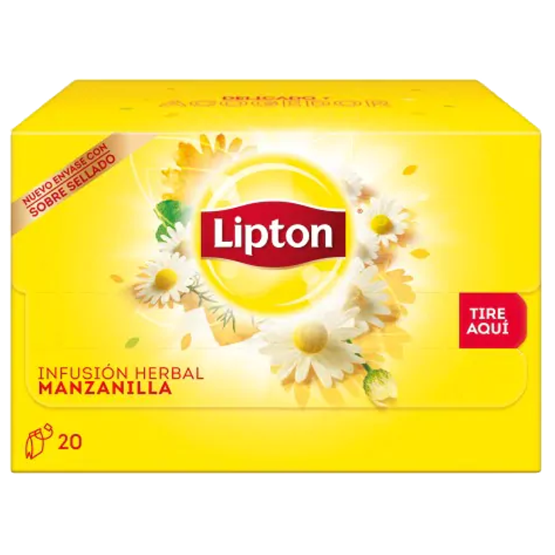 Infusión manzanilla Lipton 20 bolsas
