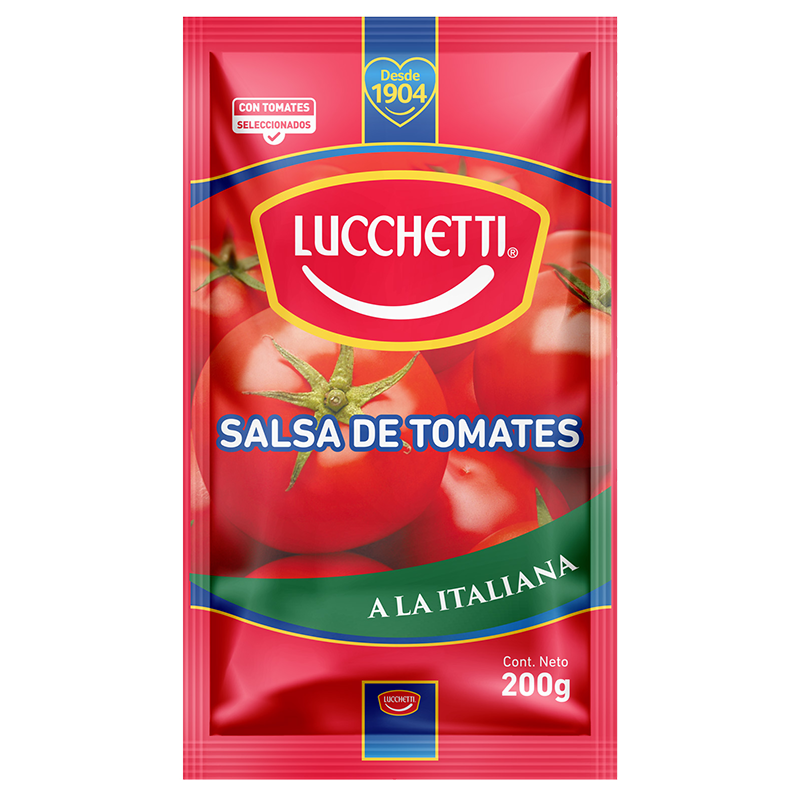Salsa de Tomates Italiana doypack 200g