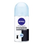 Desodorante Roll On Nivea Invisible Black & White Pure 50ml