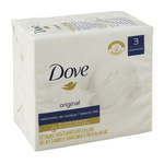Dove Jabón barra original 3unid. de 90gr