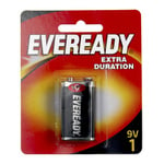 Eveready   .Bateria Negra 9V          (1222)
