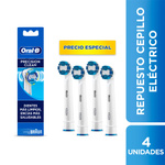 Cabezales De Repuesto Oral-B Precision Clean, 4Un