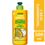 Fructis Crema 10 En 1 Recarga Nutritiva 300Ml