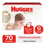 Huggies Pañal Bebe Natural Care G X 70