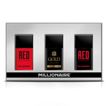 Millionaire Edp Dlx 30ml X3 Red  Gold Deluxe  Red Intense