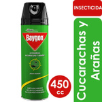 Baygon Verde Mata Cucarachas  Y Arañas 450ml