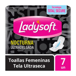 Ladysoft Toalla Nocturna Ultra Fina Seca Con Alas 7 Und